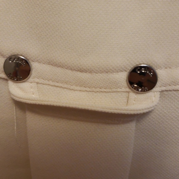 Calvin Klein cream "safari" blouse - Picture 6 of 8